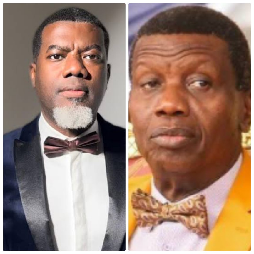 Reno Omokri and Pastor Enoch Adeboye