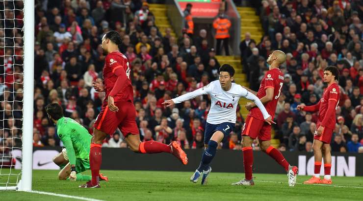 Son opened scoring for Tottenham