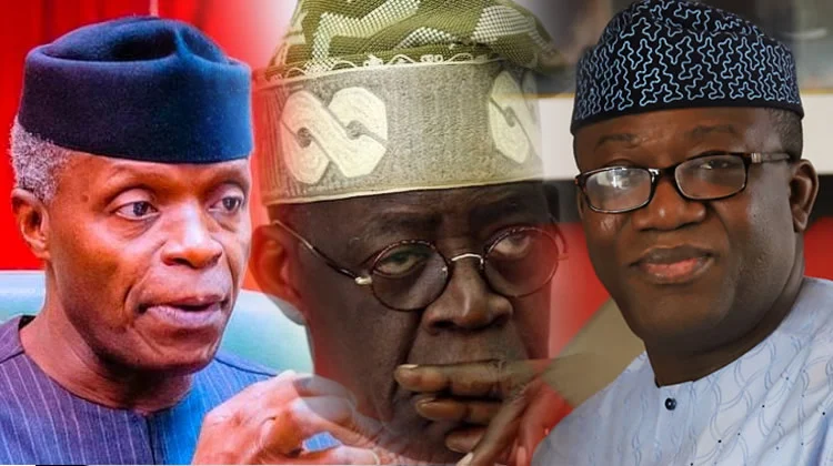 Tinubu, Osinbajo and Fayemi