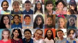 Victims of Texas school shooting. Sky News photo