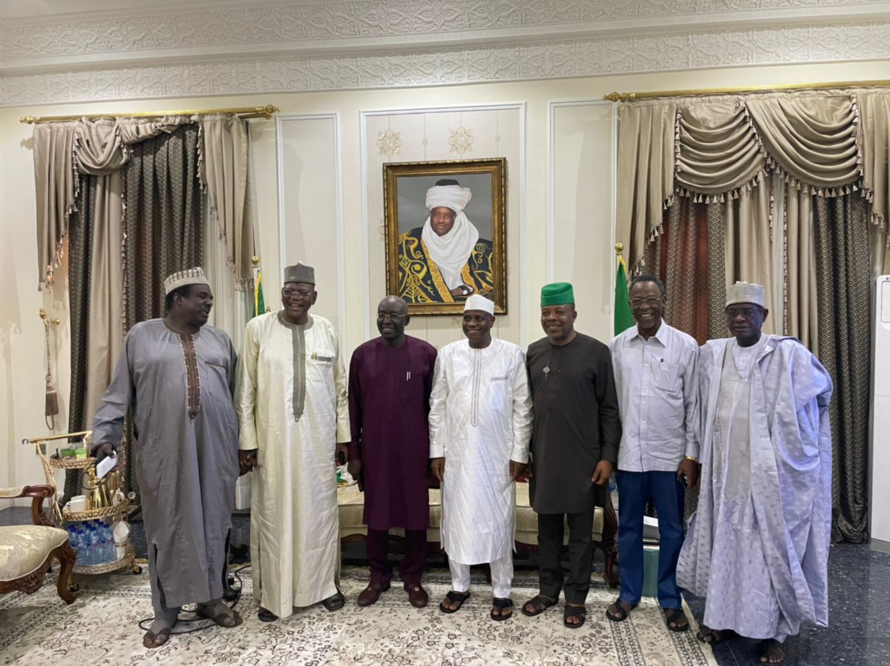 Gov Tambuwal received Peoples Democratic Party leaders and stakeholders