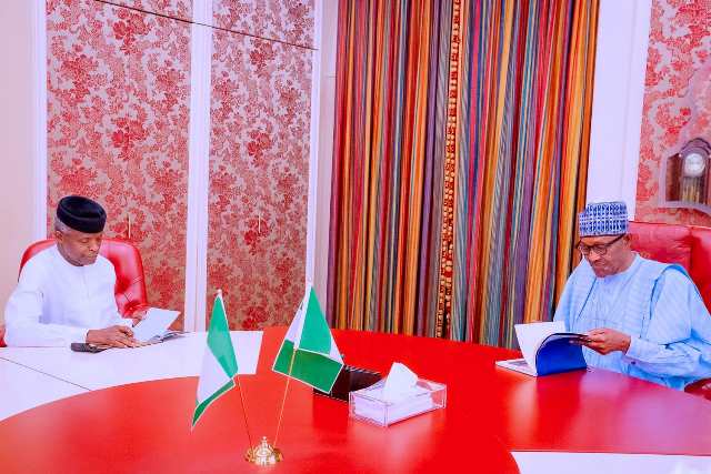 Osinbajo with the president