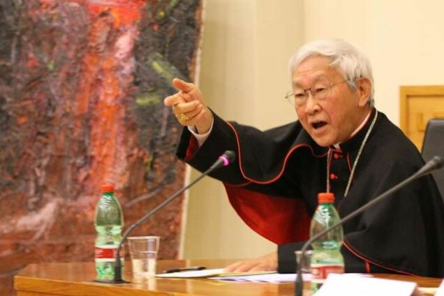Cardinal Joseph Zen: arrested by Hong Kong authorities for his role as a trustee of a fund which helped pro-democracy protesters pay legal fees.