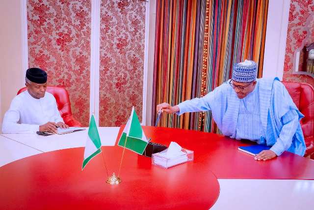 Osinbajo with the president