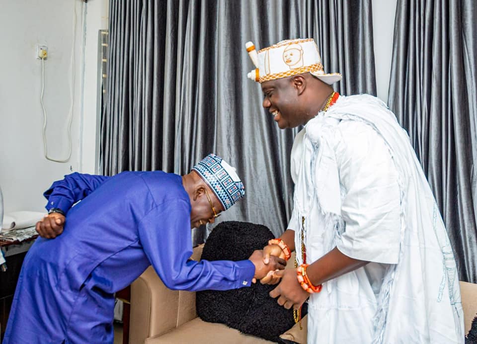 Ooni pleads with Nigerians to support Tinubu