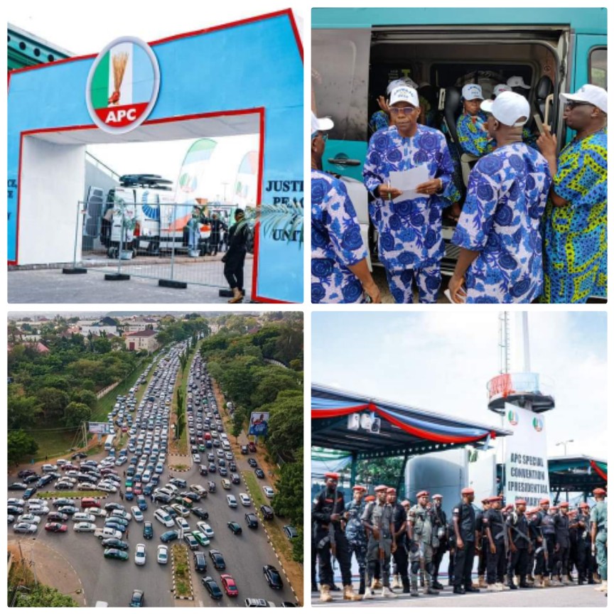 Abuja agog as 2,322 delegates elect APC presidential flag bearer