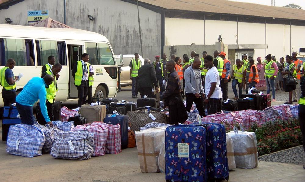 38 Nigerians deported from UK arrive Lagos