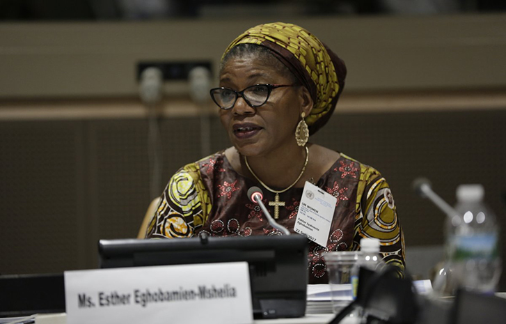 Mrs Esther Eghobamien-Mshelia, Nigeria's candidate for UN CEDAW