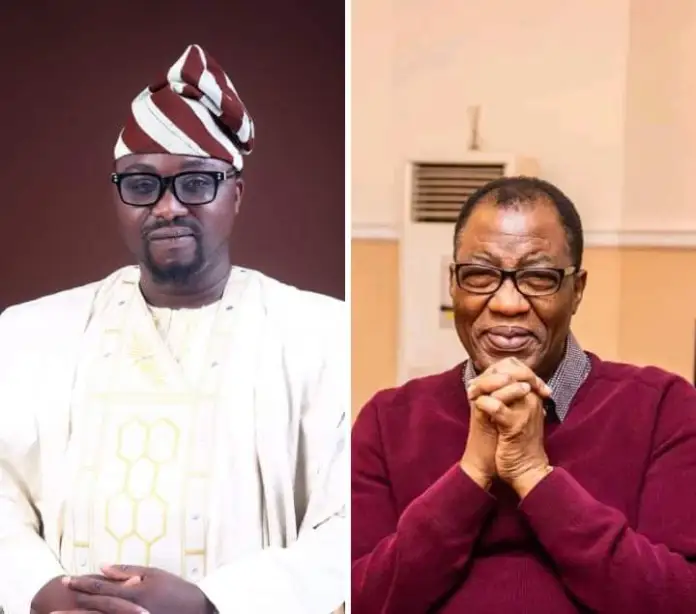 Wasiu Adebanjo and Gbenga Daniel