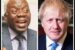 Barrister Femi Falana and British PM Boris Johnson