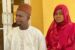 Habiba Baffa, with her husband, Usman, Chairman, APC in Magama LG of Niger after she was rescued at a motor park in Borno State.