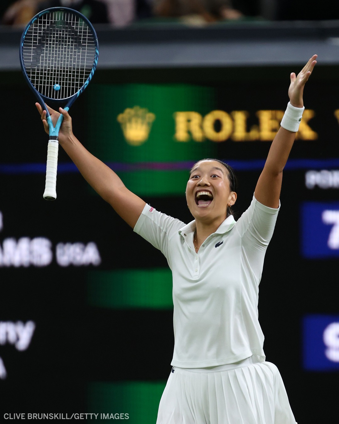 Harmony Tan beats legendary Serena