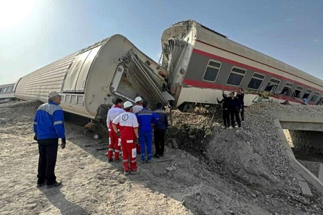 Iran Train derailment