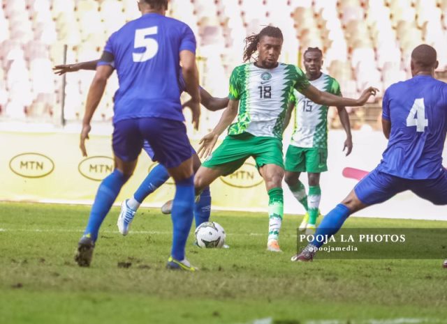 Alex Iwobi equalised for Nigeria