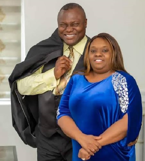Pastor Bribena and his wife, Beatrice