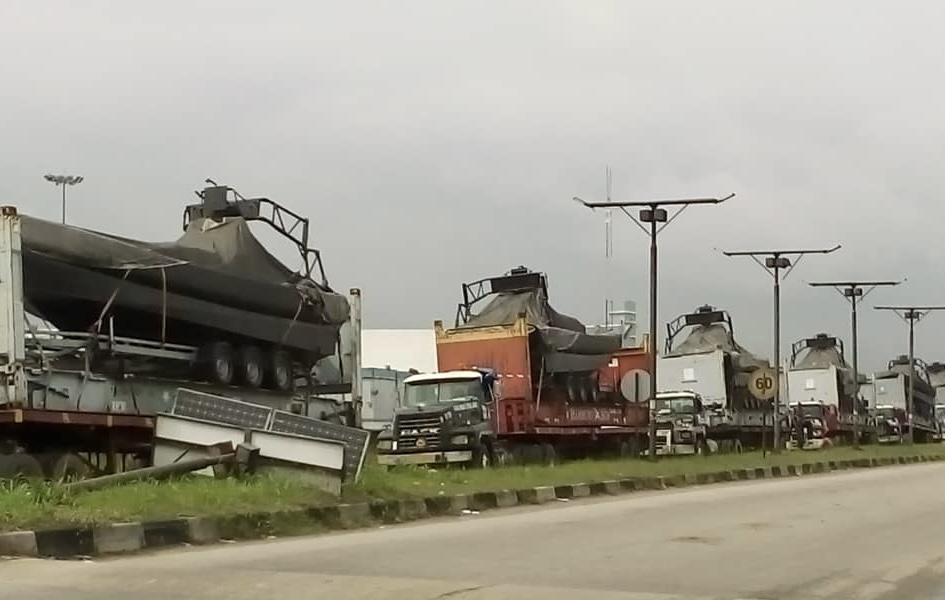 NIMASA Takes Delivery of 2 UAS, 9 Boats, 10 Armored Vehicles