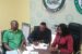 Adekola Odunlade, an actor (centre), signing MoU with the Ogun Ministry of Health as Health Insurance Ambassador on Monday.
