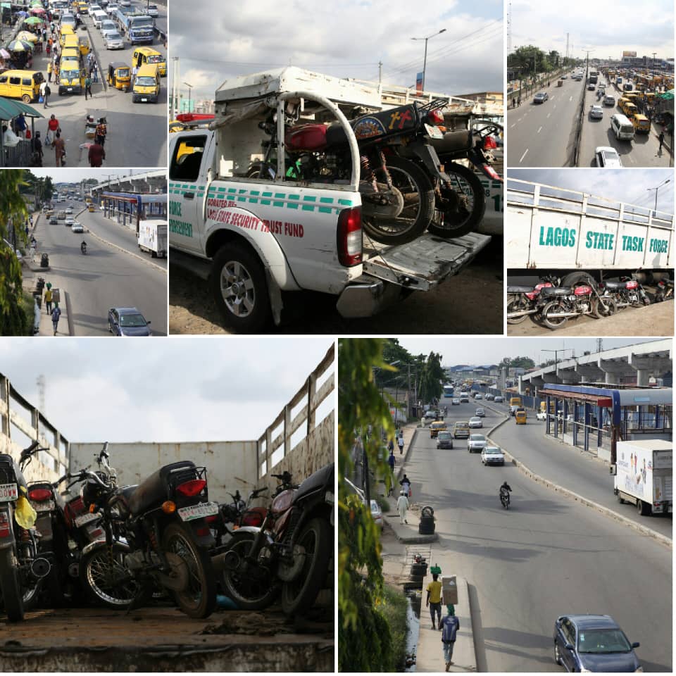 Okada enforcement in Lagos in pictures