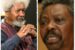 Professors Wole Soyinka, left, and his younger brother, Femi,