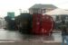 The fully loaded petrol tanker which fell and spilts its content under the bridge at Rumuokoro area of Port Harcourt early Sunday morning