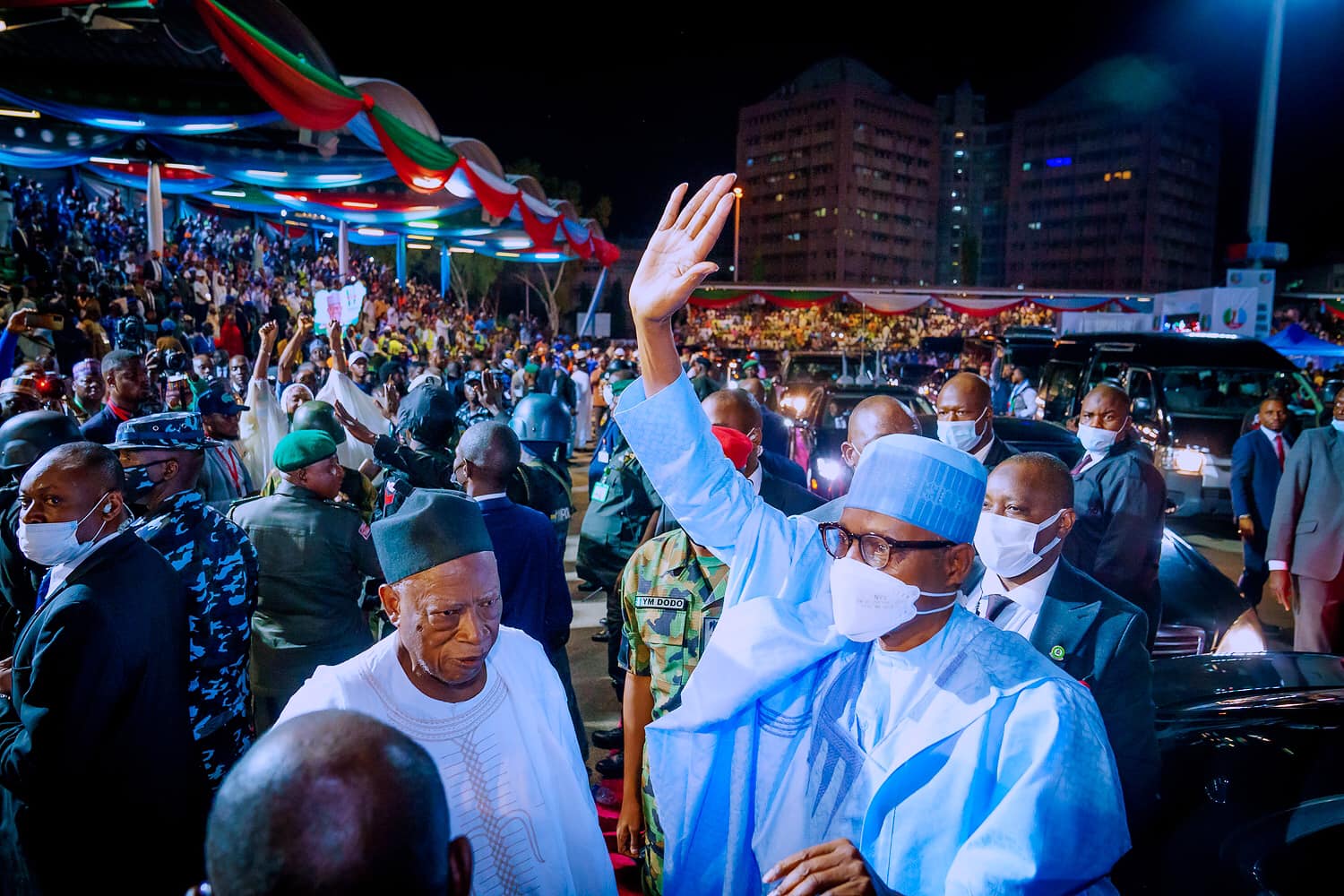 Buhari at Eagle Square