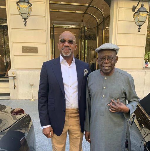 Abiodun and Tinubu in France