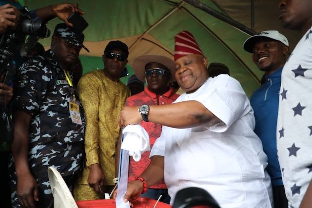 Ademola Adeleke votes