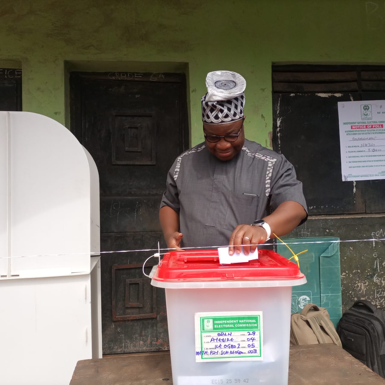 Accord's Akin Ogunbiyi alleges vote buying in Osun governorship election