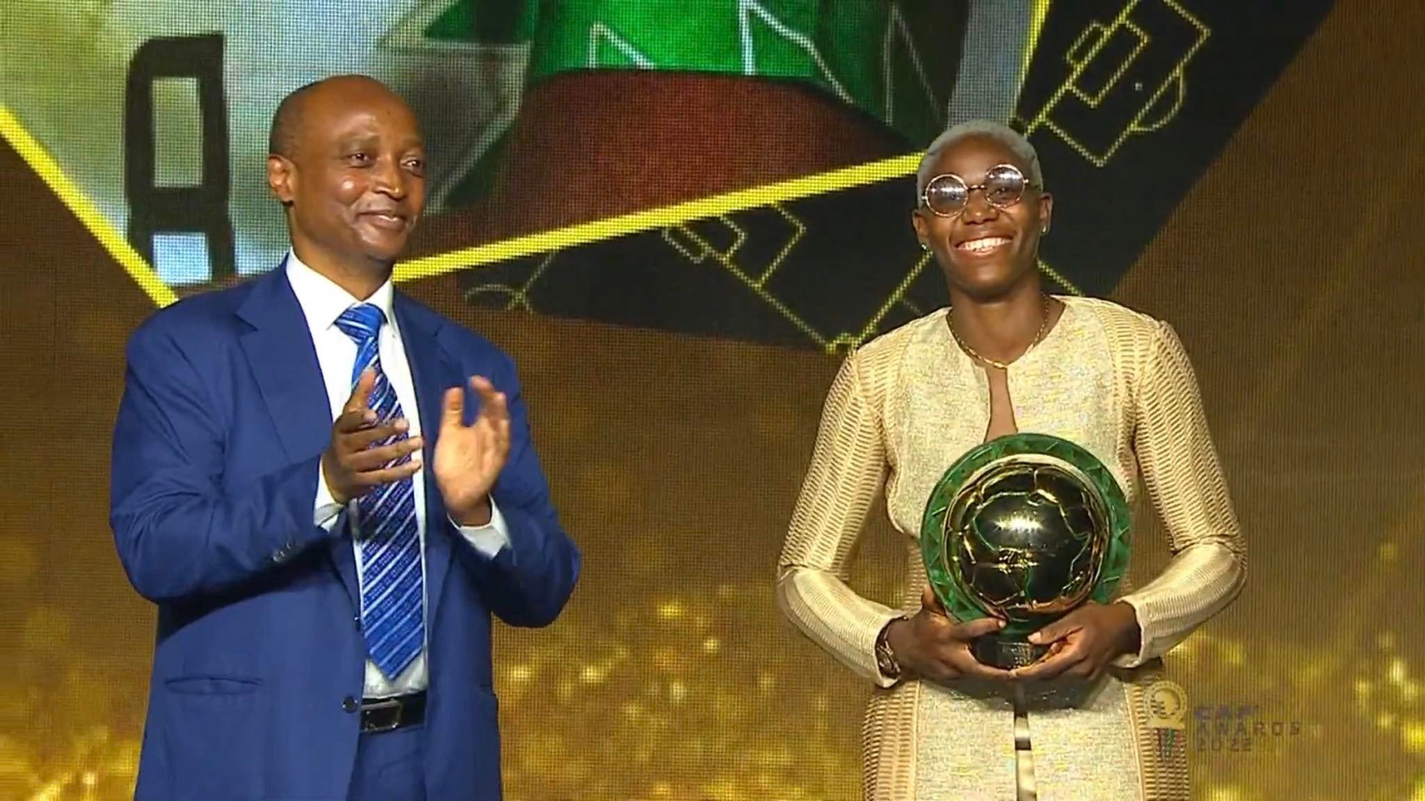 Asisat Oshoala wins fifth CAF best player award - P.M. News