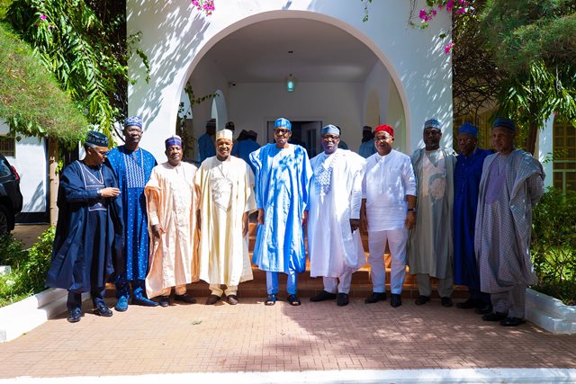 Buhari with the governors