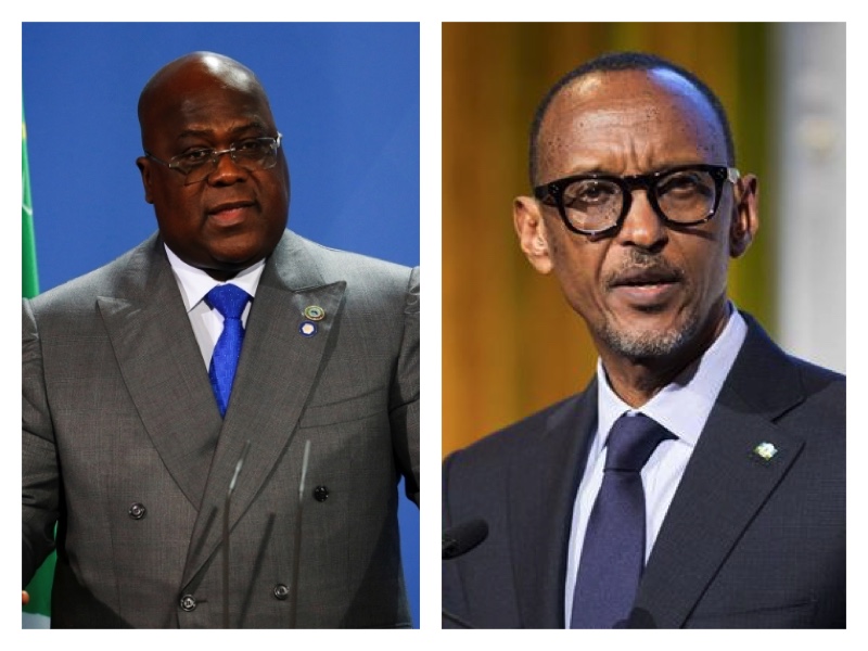 Congo DR's Tshisekedi and Rwanda's Paul Kagame