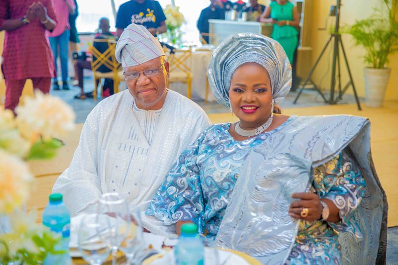 Dr Joseph Awosayo and his wife, Mary