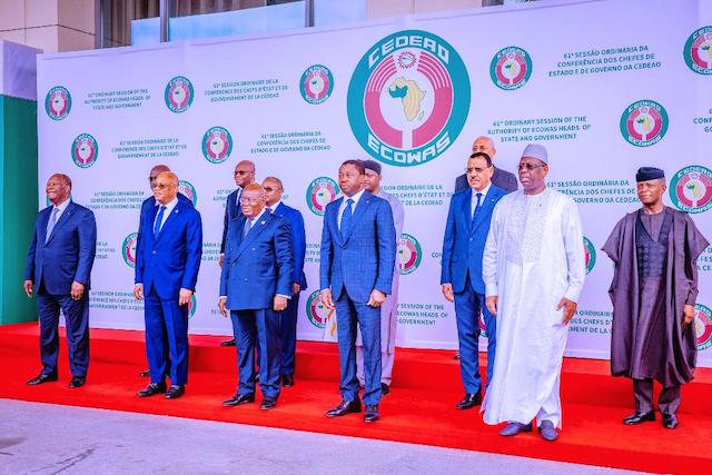 ECOWAS leaders in Accra