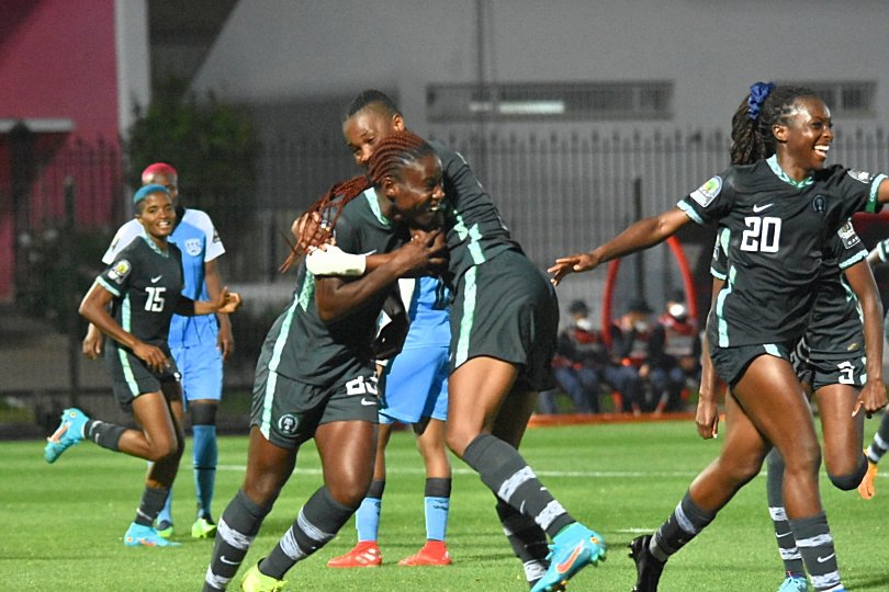 The Nigerian side celebrated their second goal