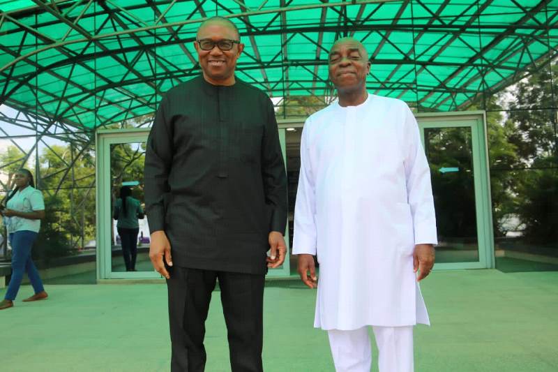 Oyedepo with the Labour Party presidential candidate