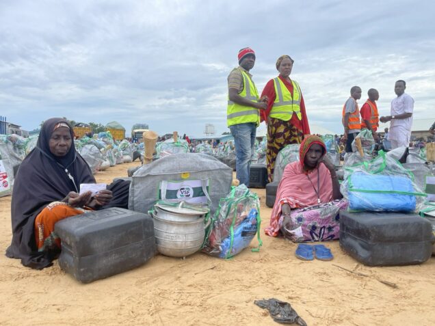 Some of the internally Displaced Persons (IDP) resettled by Borno government