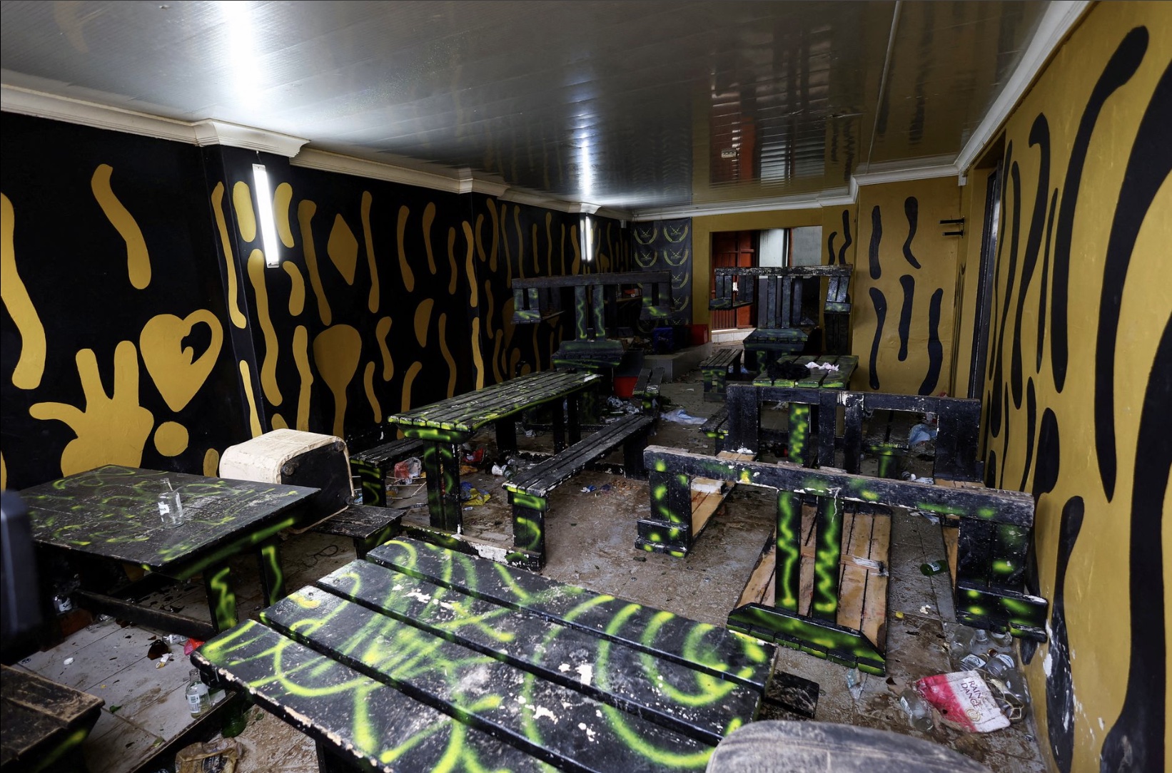 Inside the Enyobeni tavern