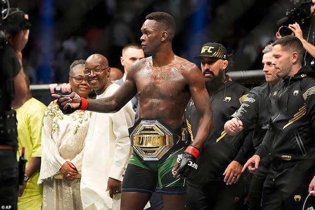 Israel Adesanya still UFC middleweight champion