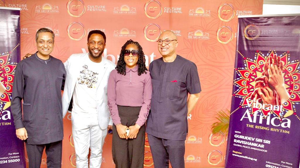 L-R - Akshay Jain, Dare Art Alade, Kafayat Kaffy Shafau and Professor Pat Utomi