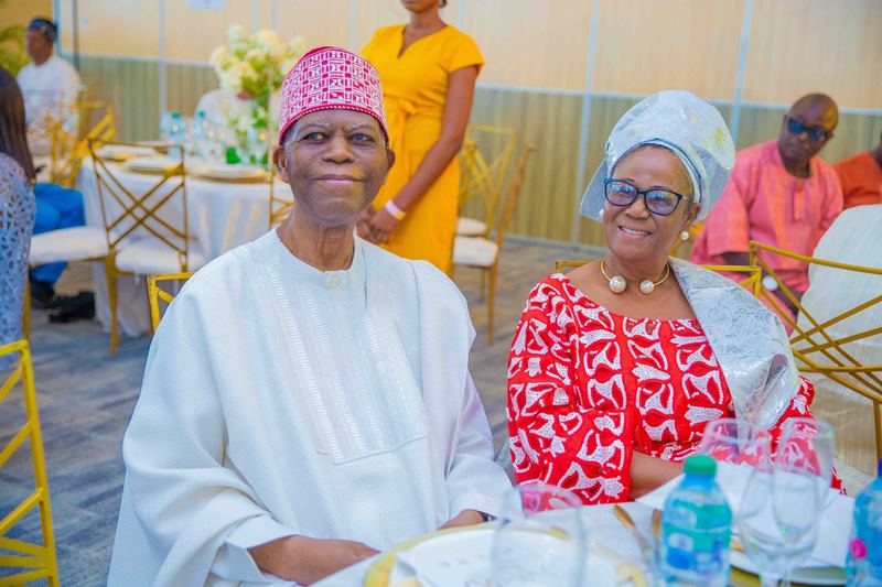 Mr and Mrs Goodie Ibru at the event