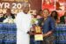 Muri-Okunola with one of the awardees