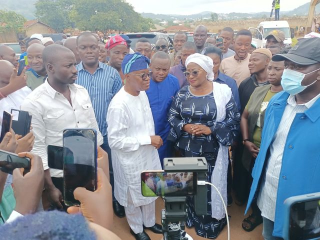 The governor and his wife after voting