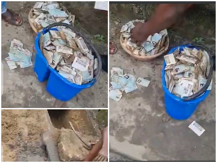 The PVCs discovered inside drainage in Rivers