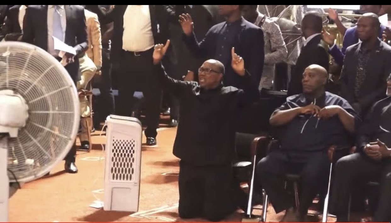 Peter Obi in Dunamis Church
