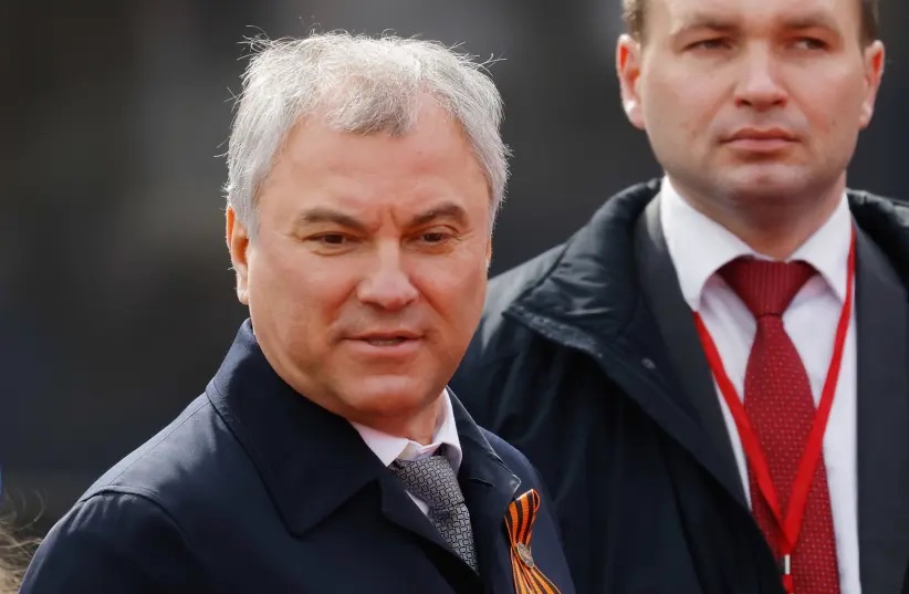 Russia's state Duma speaker Vyacheslav Volodin