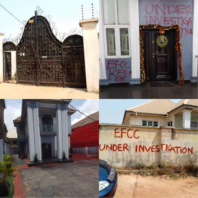 Some of the houses forfeited by Ezuzu