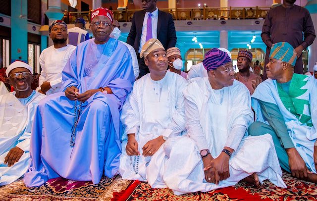 Tinubu, Hamzat, Muri Okunola and Obanikoro