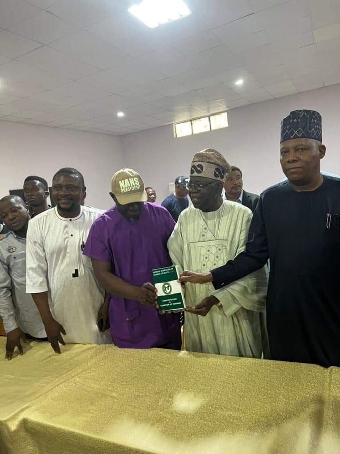 Tinubu and Shettima meet with NANS