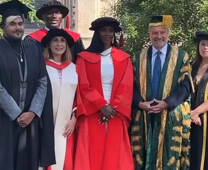 Tiwa Savage receives Honorary Degree