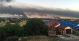 Ukrainian missiles hit Russian military base in Melitopol